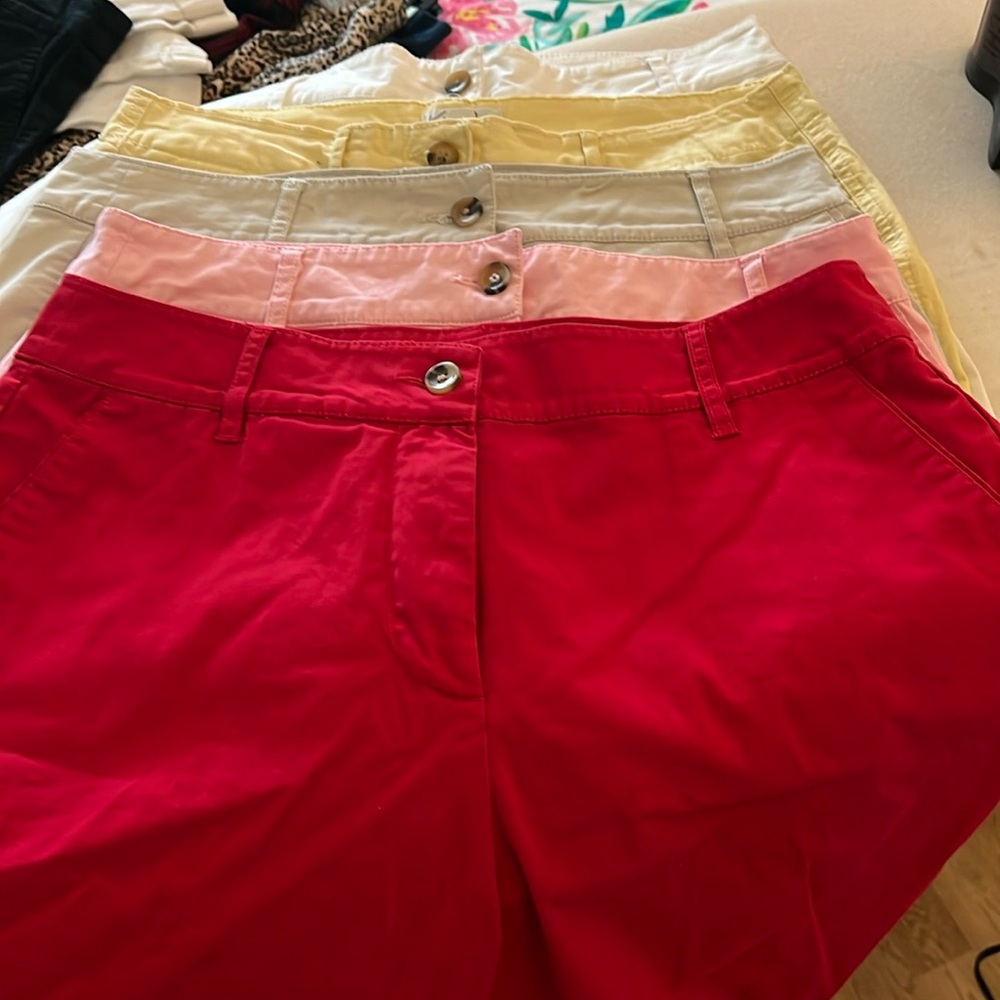 Kim Rogers size 12 
3 pair 
Pink yellow and Khaki